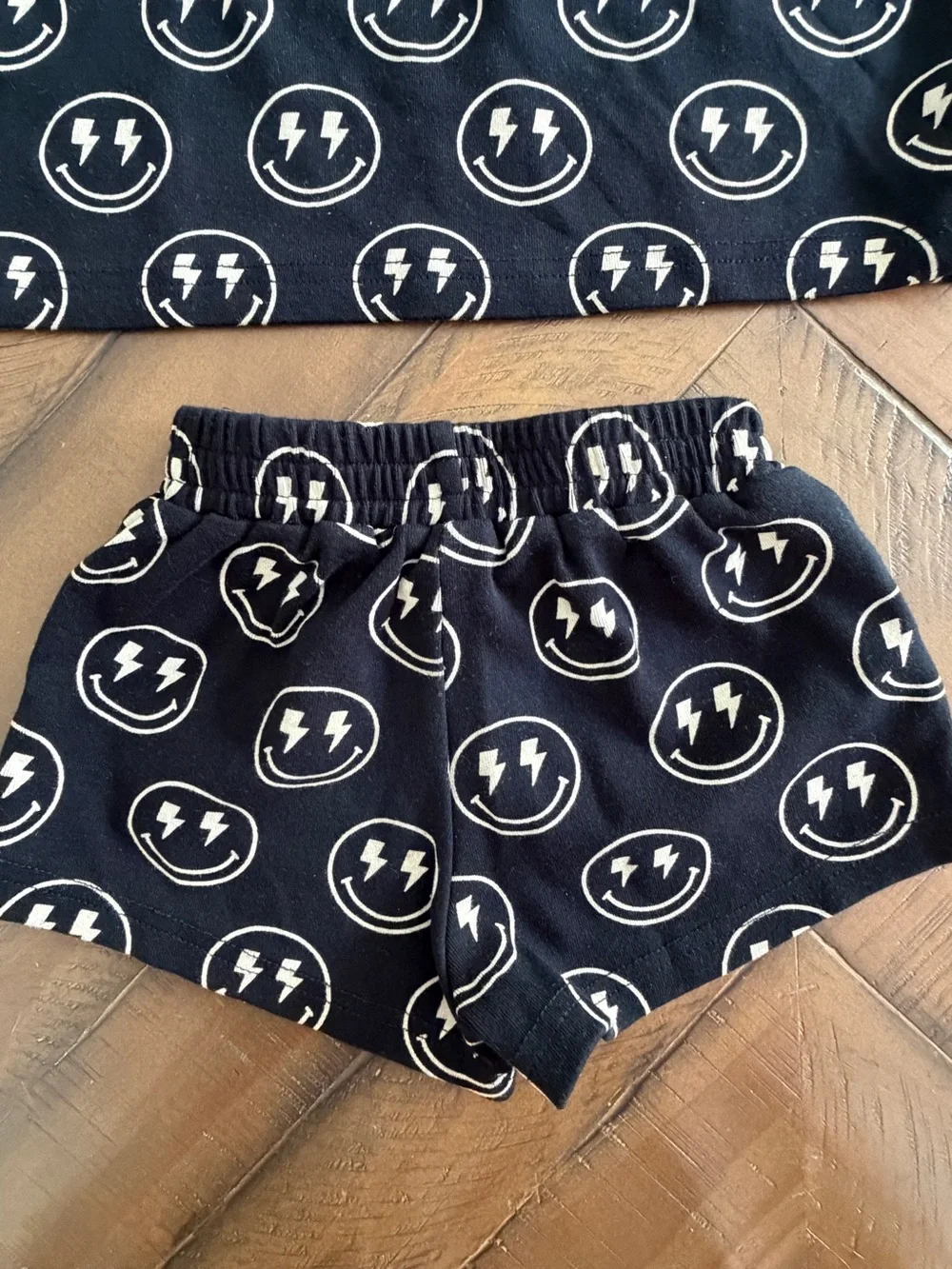 Lucky Panda Kids Shorts Set | Electric Smiley 18-24M